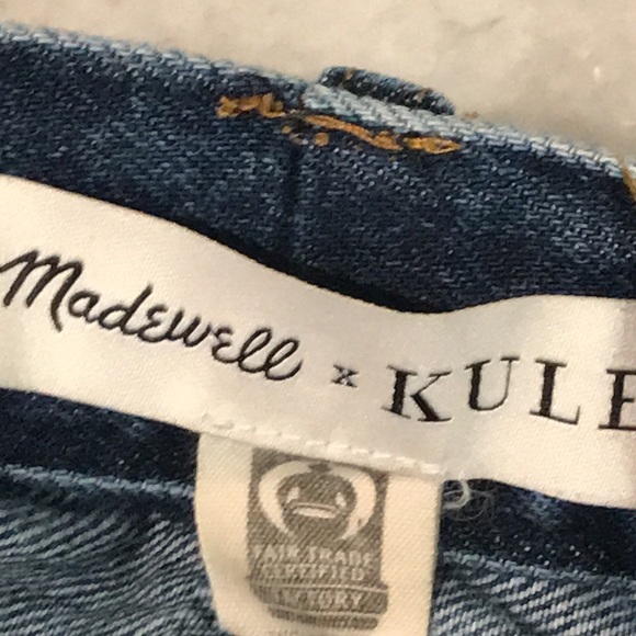 Madewell Kule Dad Jean Mens 30 High Rise Blue Denim Relaxed Button Fly - Picture 13 of 14